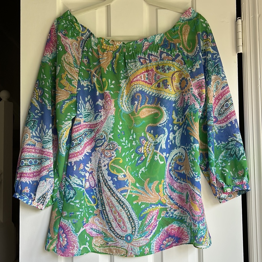 Chaps Peasant Style Top - image 2